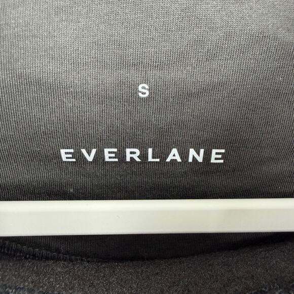 Everlane the ReNew Teddy Fleece Oversized Crew Sweatshirt in black Size S - Picture 3 of 10